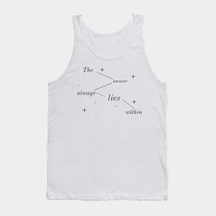 the answer lies within Tank Top